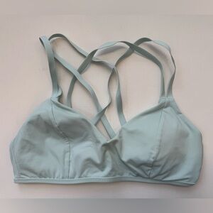 New condition women’s Athleta Sky Blue Strappy bikini top small